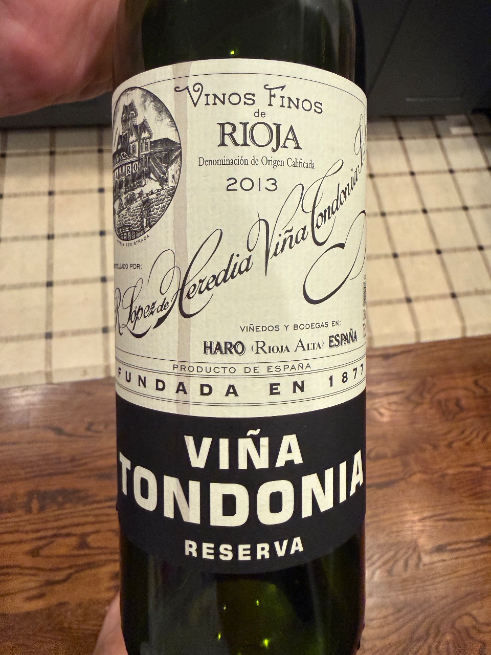 R. López de Heredia Viña Tondonia Viña Tondonia Reserva bottle