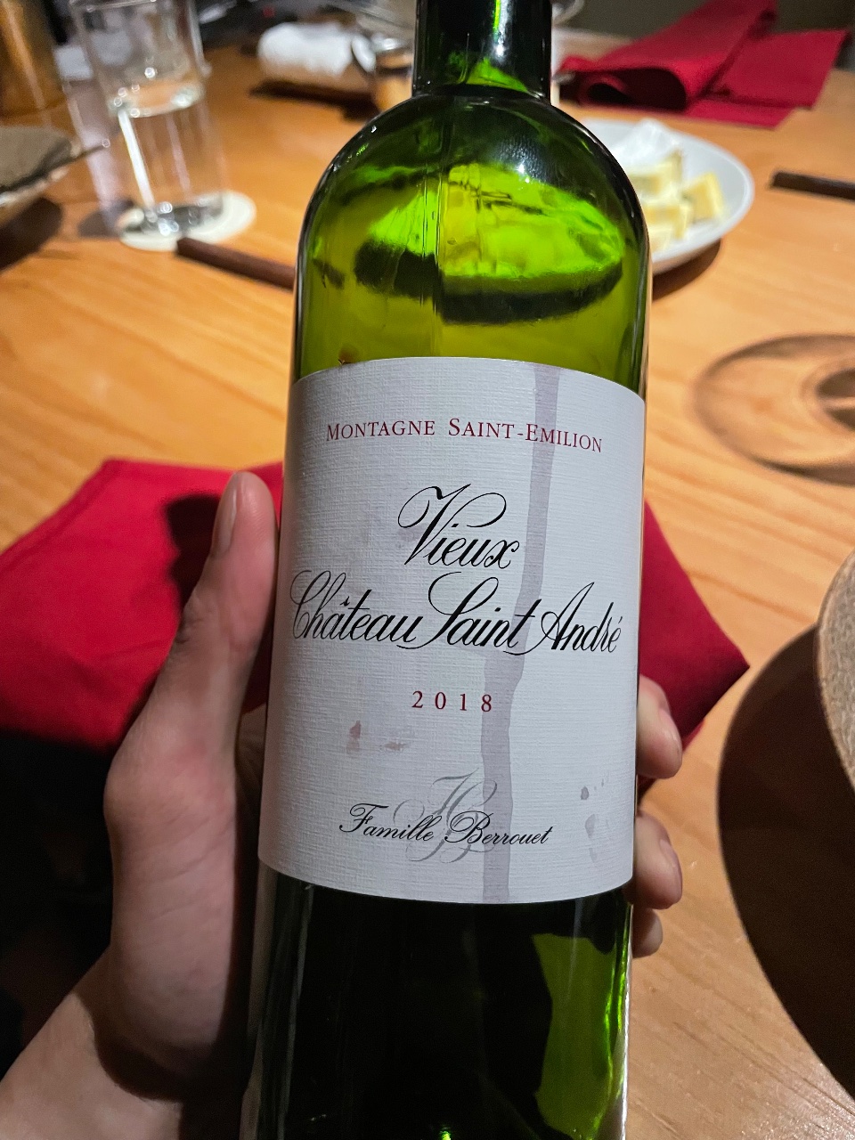 Vieux Château Saint André (Famille Berrouet) Vieux Château Saint André bottle label
