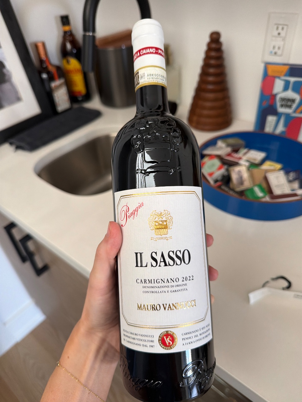 Piaggia (Mauro Vannucci) Il Sasso bottle