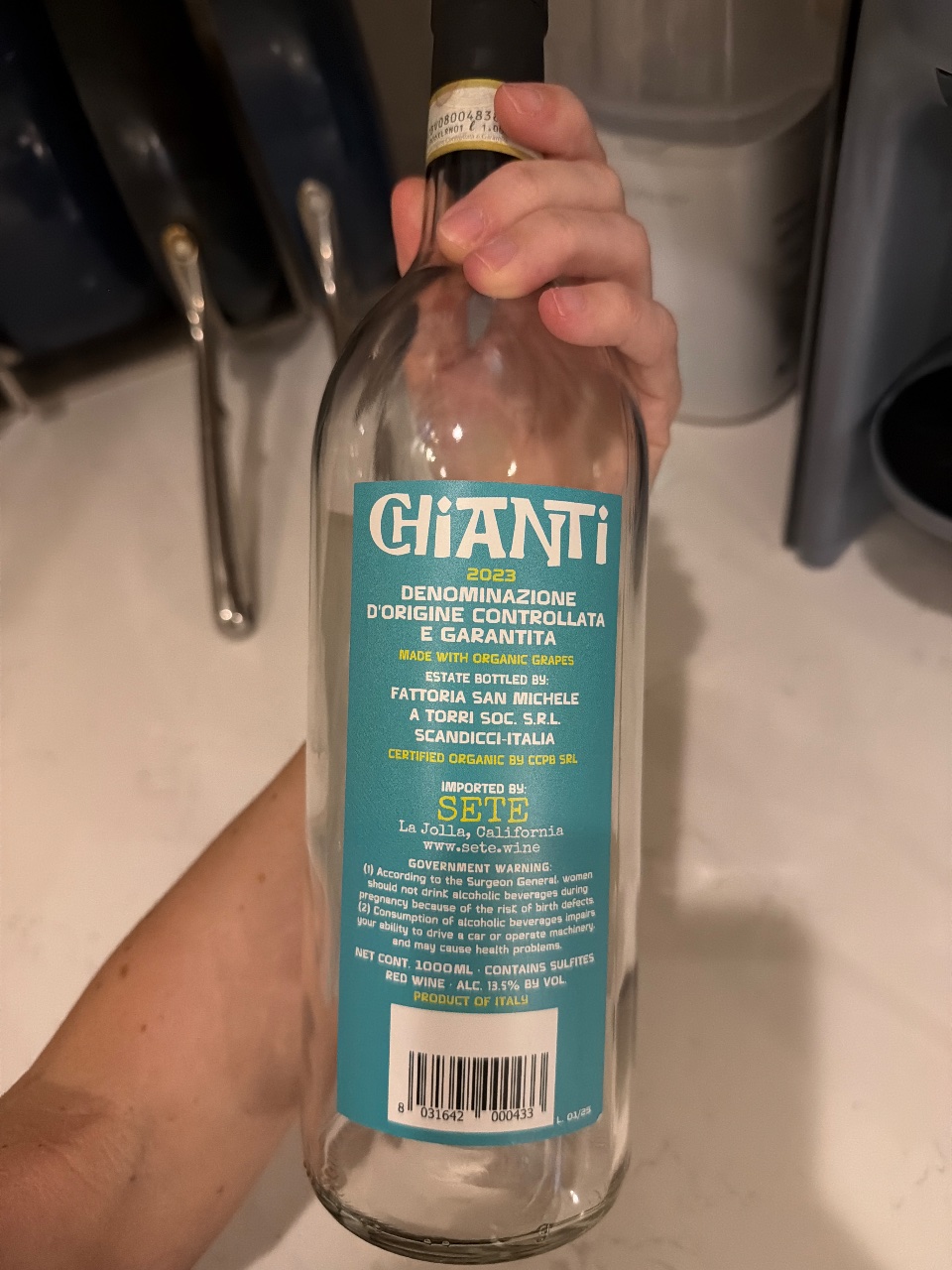 Fattoria San Michele a Torri Chianti bottle label