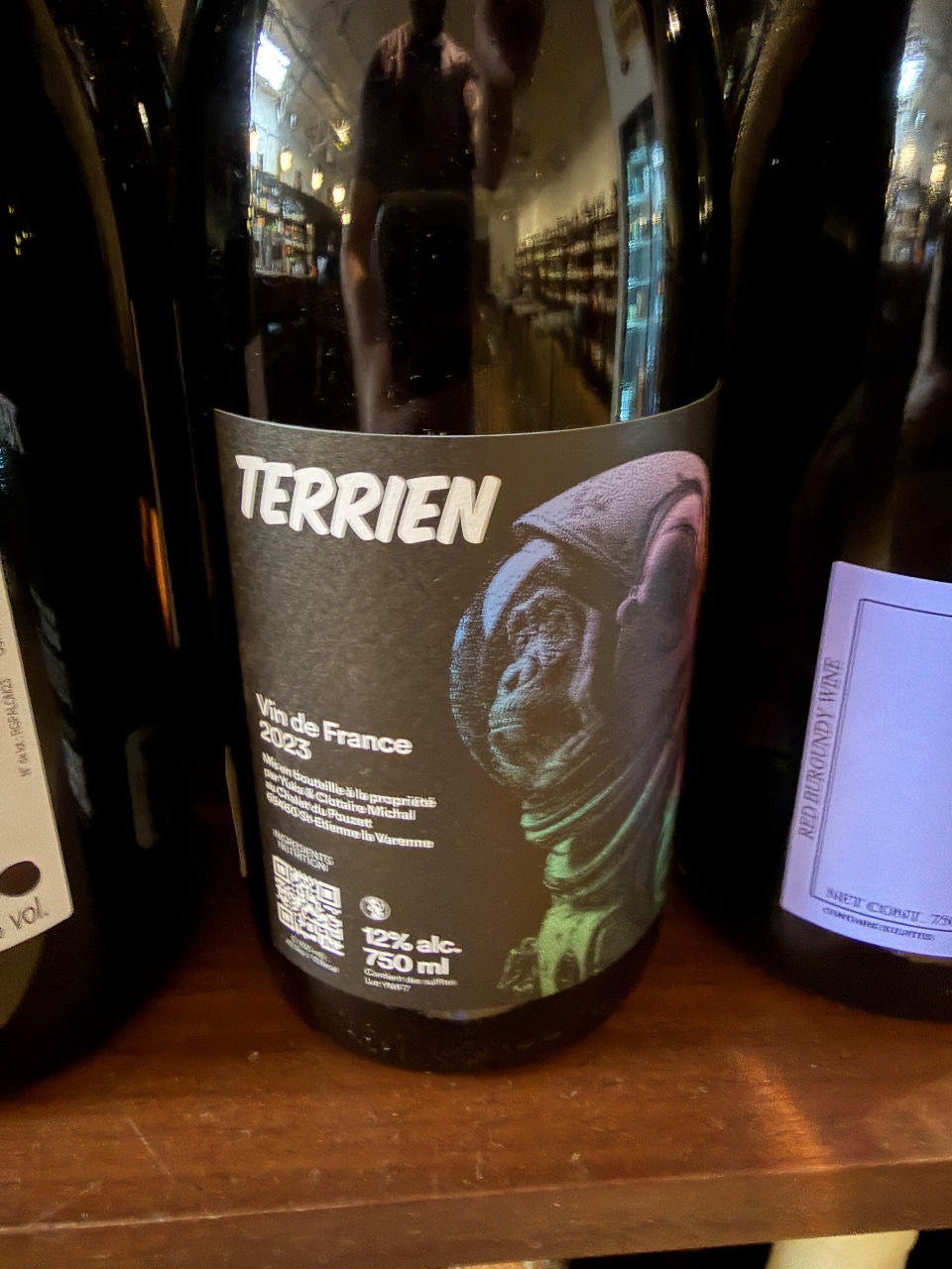 Yuka & Clotaire Michal Terrien bottle label