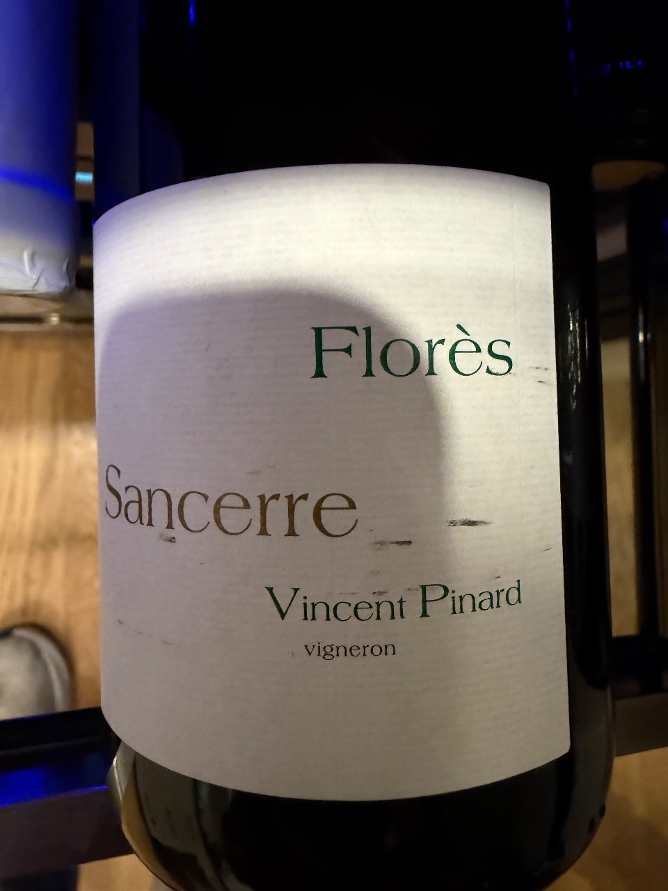Vincent Pinard Florès bottle