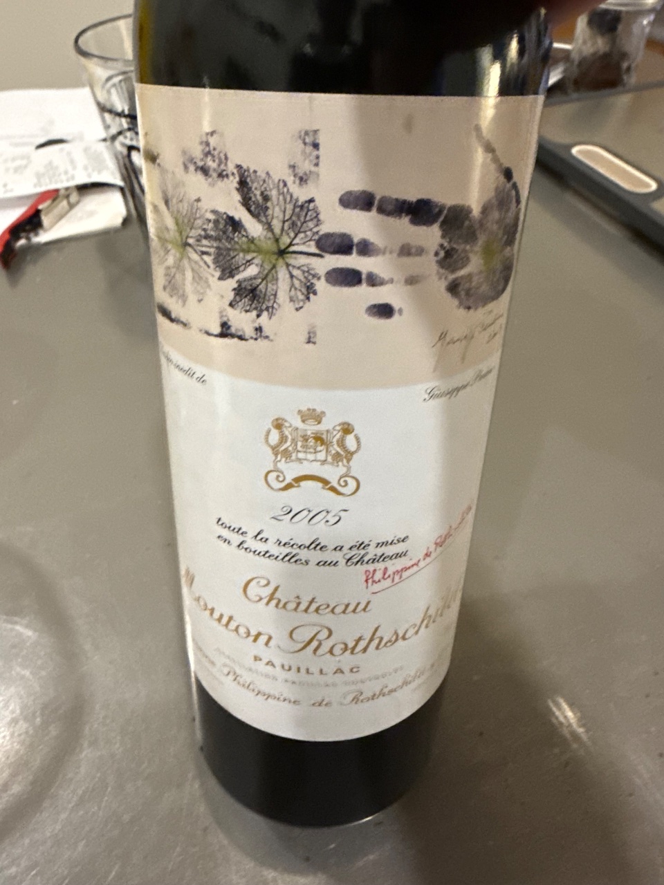 Château Mouton Rothschild Château Mouton Rothschild bottle label