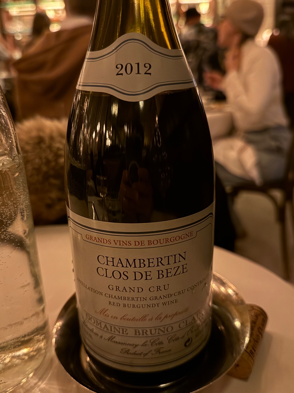 Domaine Bruno Clair Chambertin Clos de Bèze Grand Cru bottle label