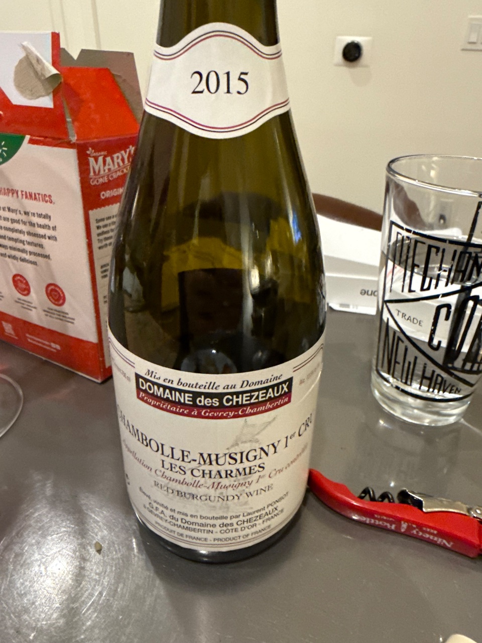 Domaine des Chezeaux Chambolle-Musigny 1er Cru Les Charmes bottle