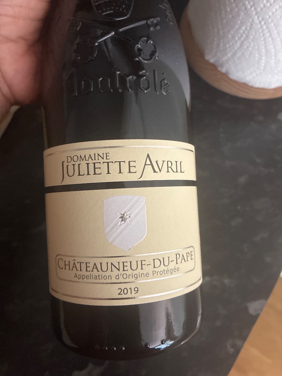 Domaine Juliette Avril Châteauneuf-du-Pape bottle