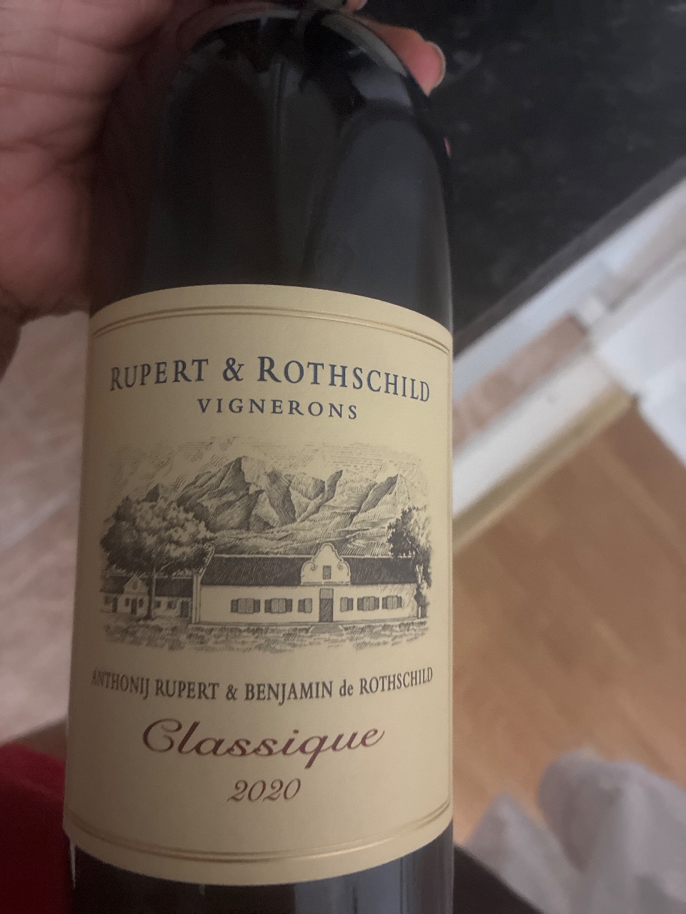 Rupert & Rothschild Vignerons Classique bottle