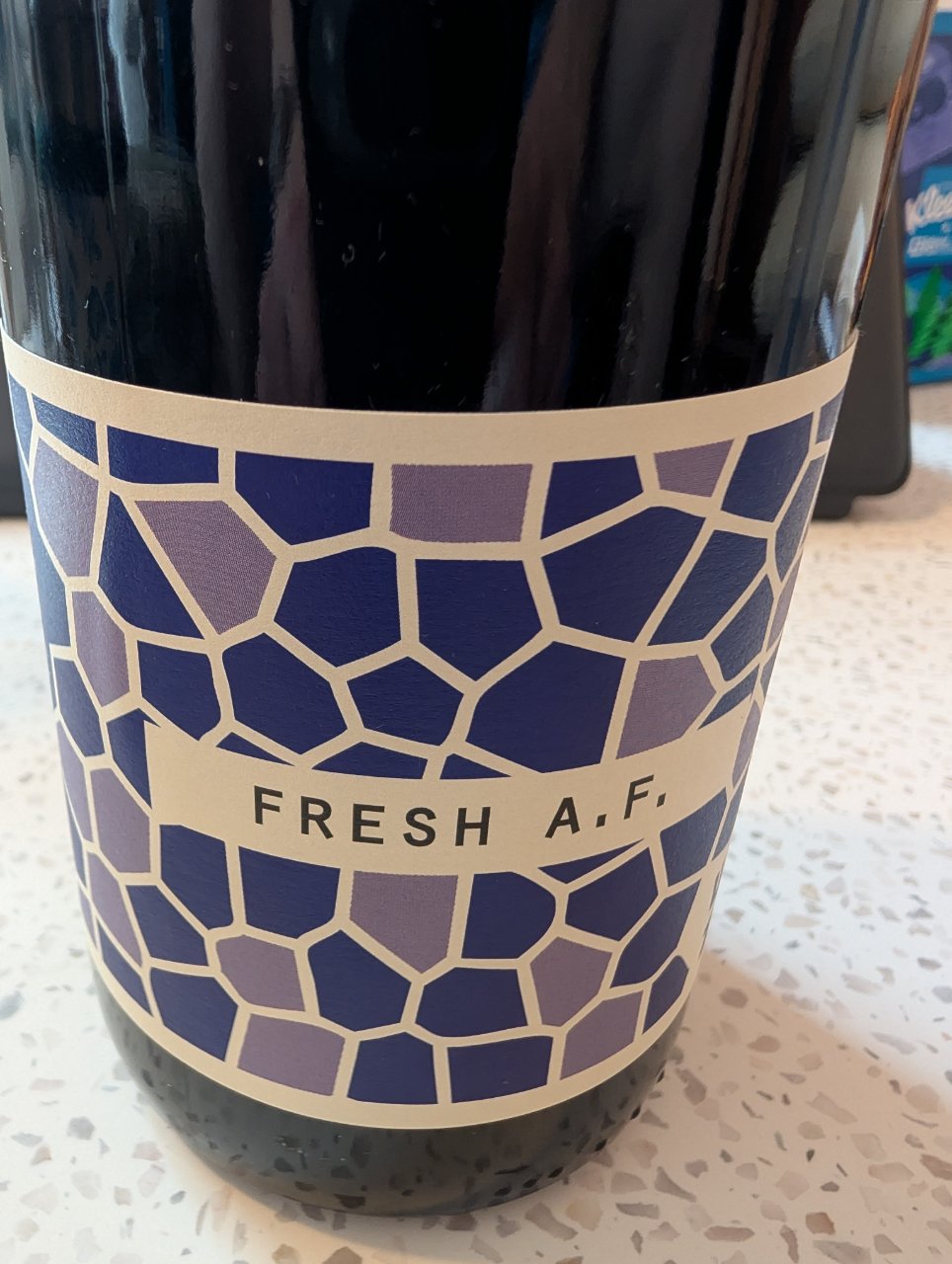 Unico Zelo Fresh A.F. bottle label