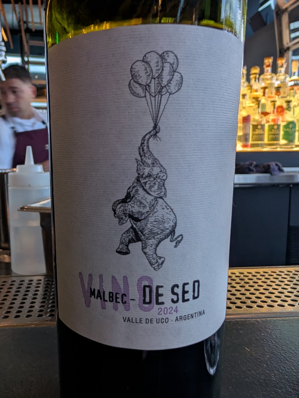 Vino de Sed Vino de Sed Malbec bottle