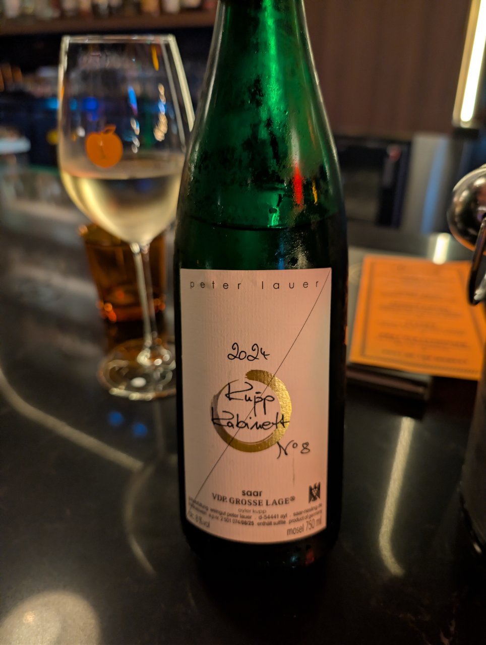Weingut Peter Lauer Kupp Kabinett No. 8 bottle