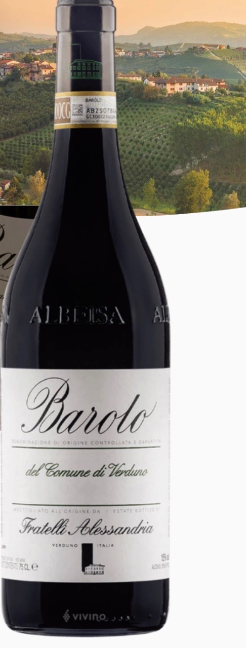 Fratelli Alessandria Barolo del Comune di Verduno bottle