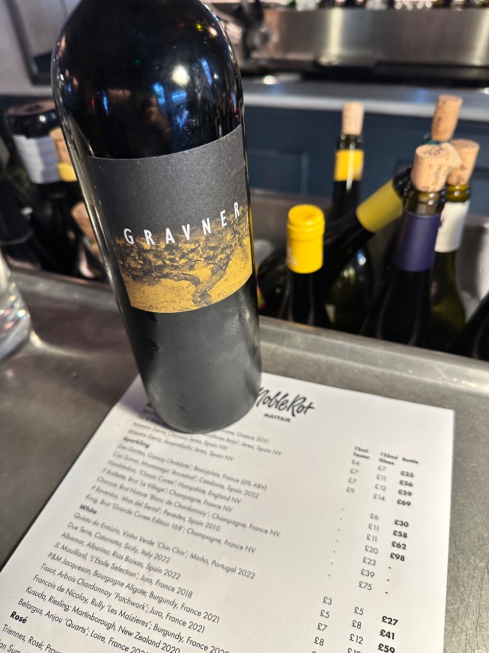 Gravner Ribolla Gialla bottle