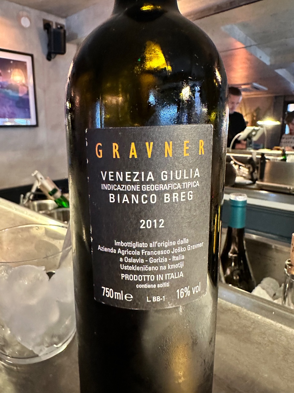 Gravner Bianco Breg bottle