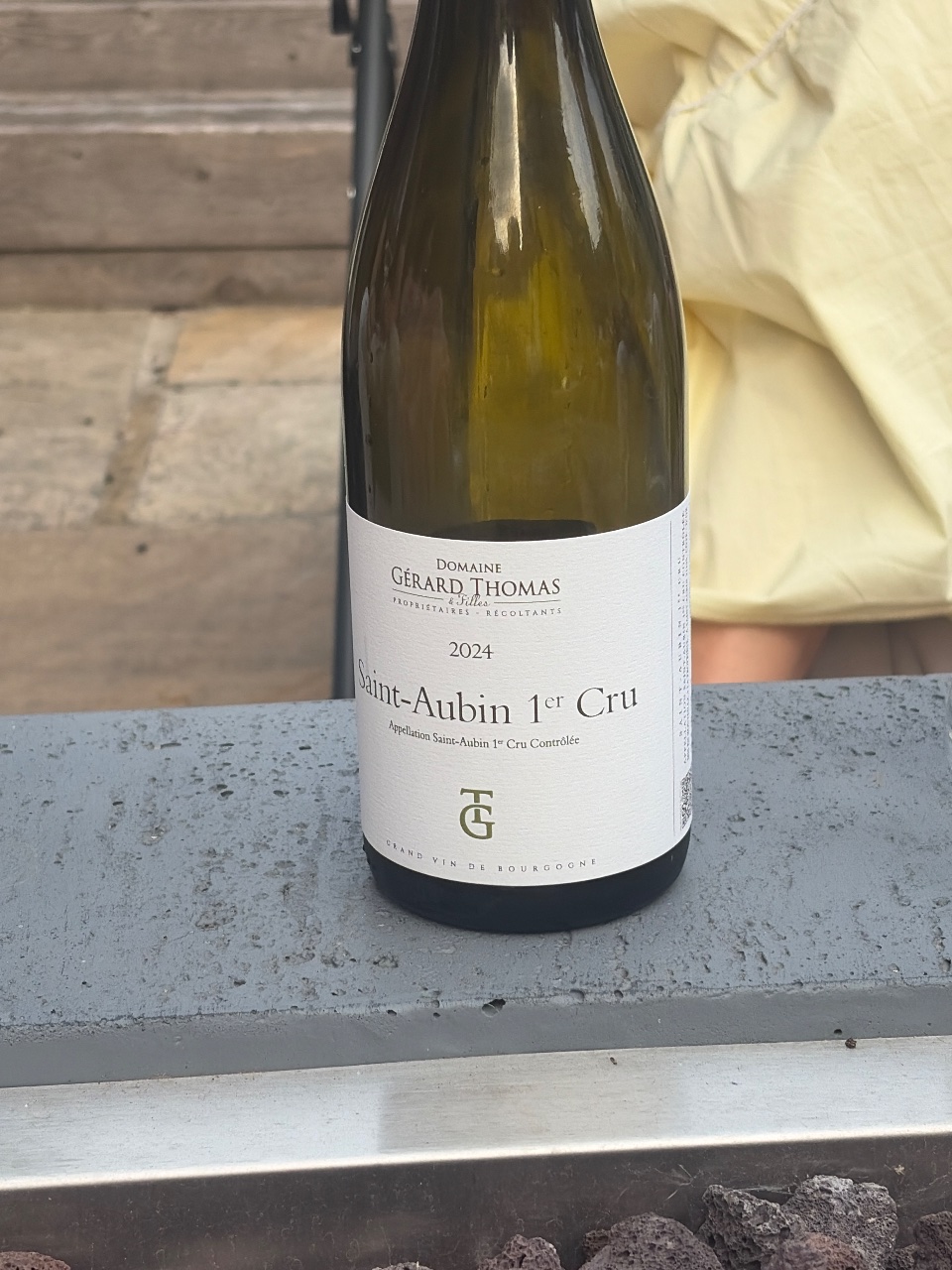 Domaine Gérard Thomas & Filles Saint-Aubin 1er Cru bottle label