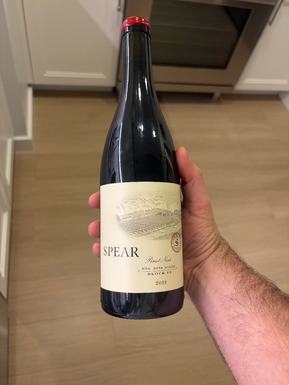 Spear Block 13 Pinot Noir bottle label