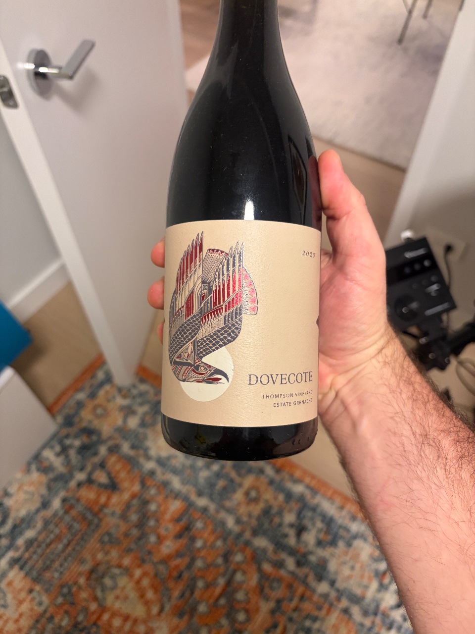 Dovecote Dovecote Thompson Vineyard Estate Grenache bottle label