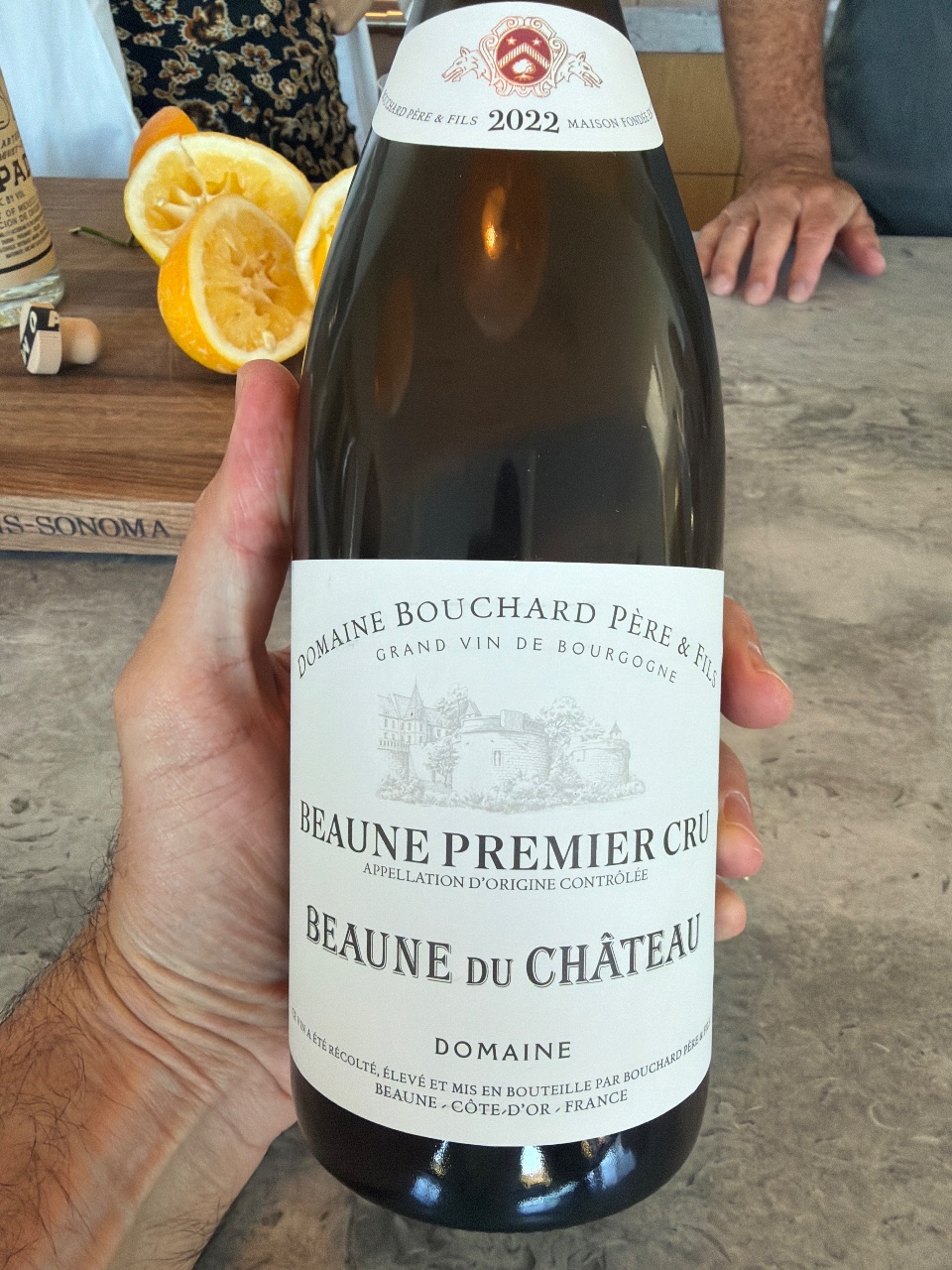 Bouchard Père & Fils Beaune du Château Premier Cru bottle label
