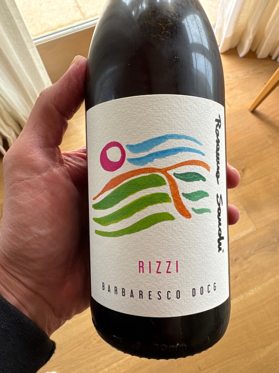 Rosanna Sandri Rizzi Barbaresco bottle