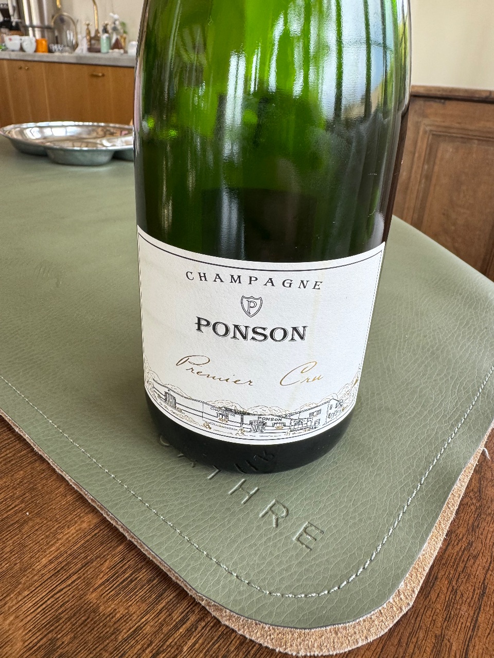 Champagne Ponson Premier Cru bottle