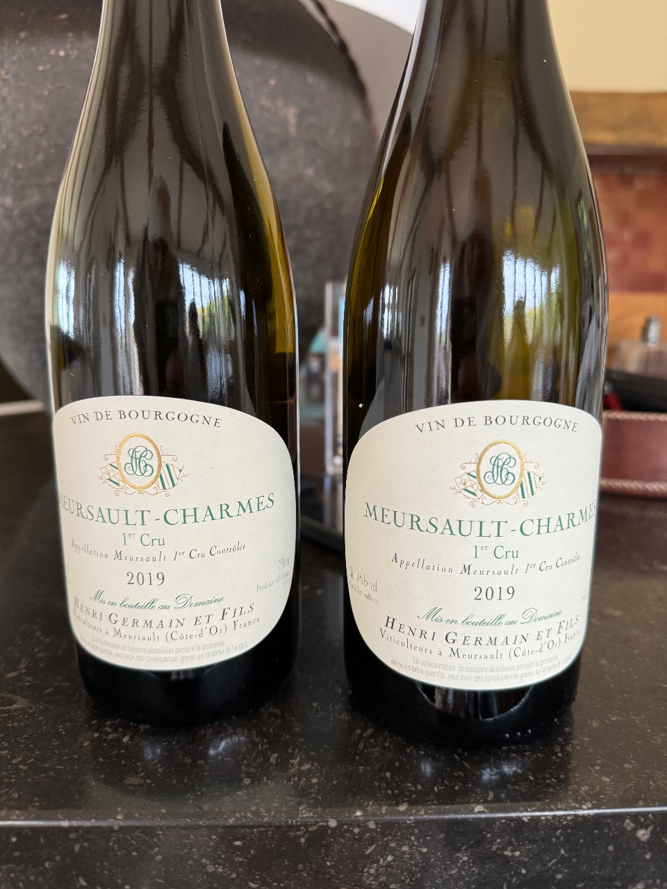 Henri Germain et Fils Meursault-Charmes 1er Cru bottle label