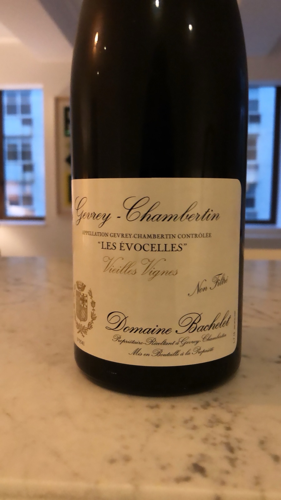 Domaine Bachelet Gevrey-Chambertin "Les Évocelles" Vieilles Vignes bottle