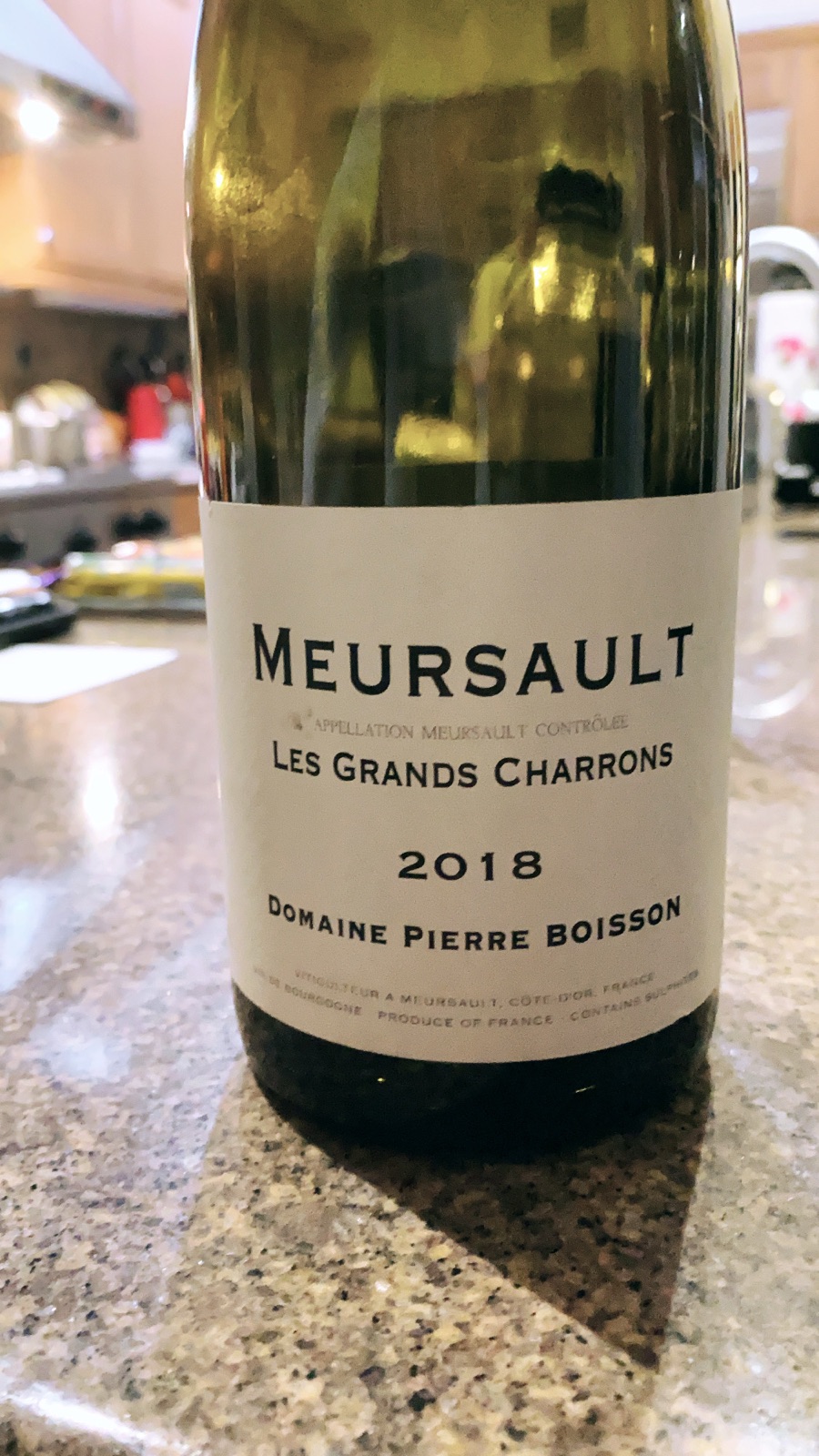 Domaine Pierre Boisson Meursault Les Grands Charrons bottle