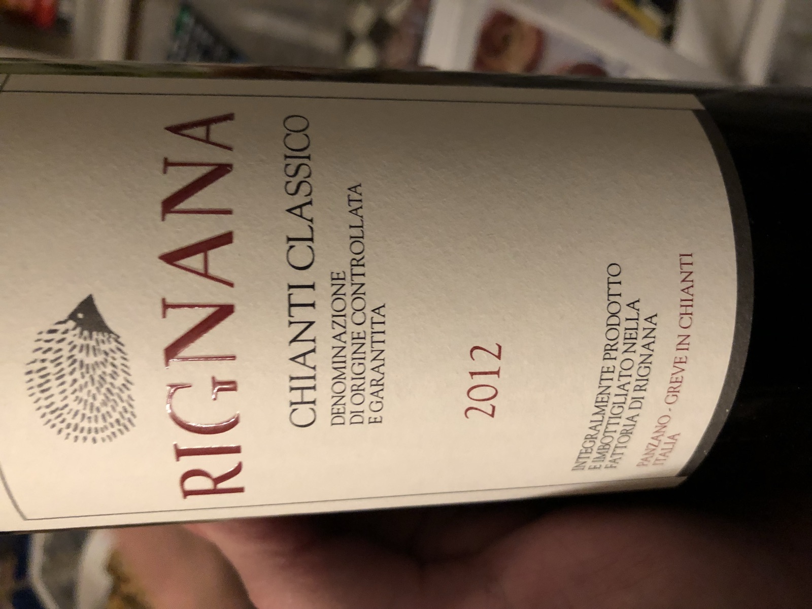 Fattoria di Rignana Rignana Chianti Classico bottle