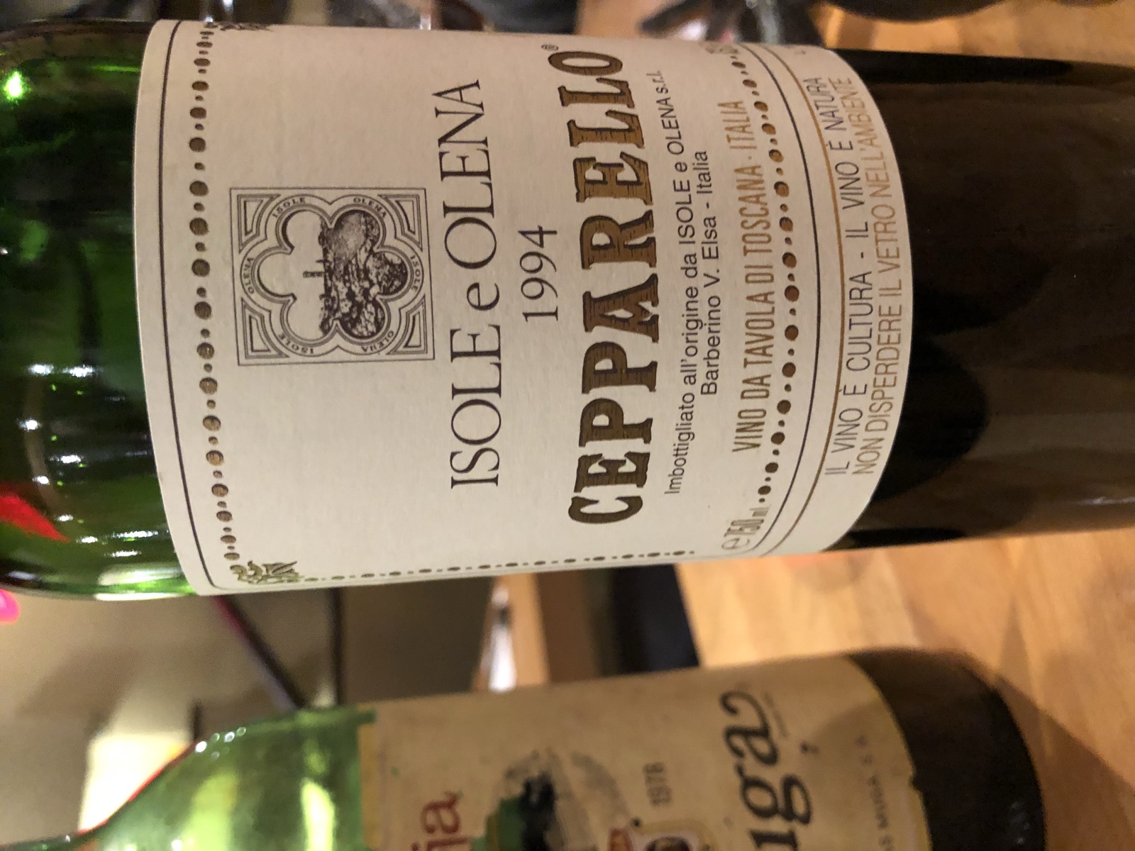 Isole e Olena Cepparello bottle label
