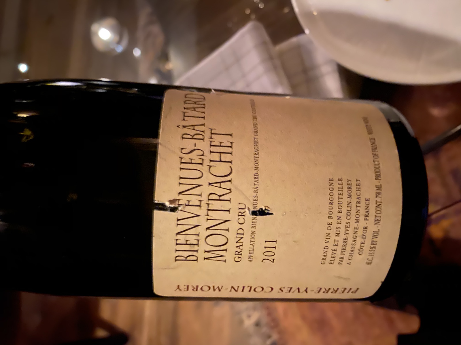 Pierre-Yves Colin-Morey Bienvenues-Bâtard-Montrachet Grand Cru bottle