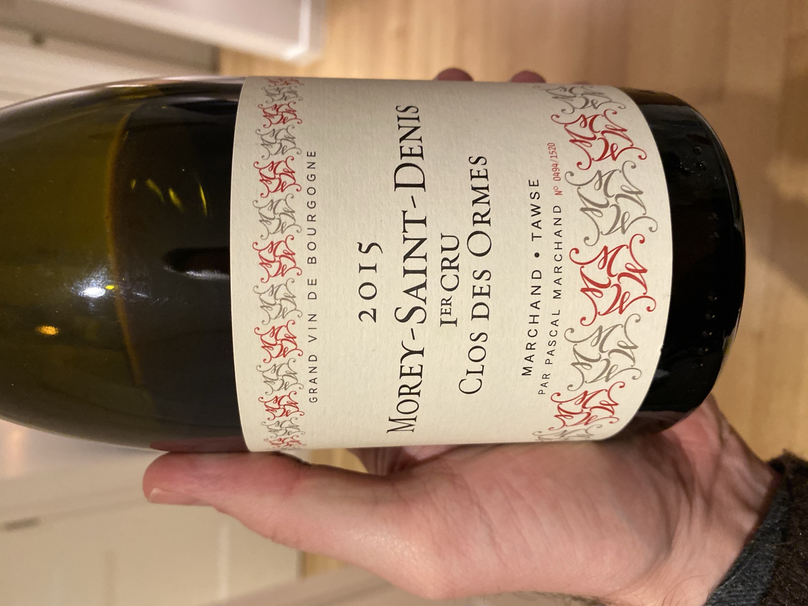 Marchand-Tawse Morey-Saint-Denis 1er Cru Clos des Ormes bottle