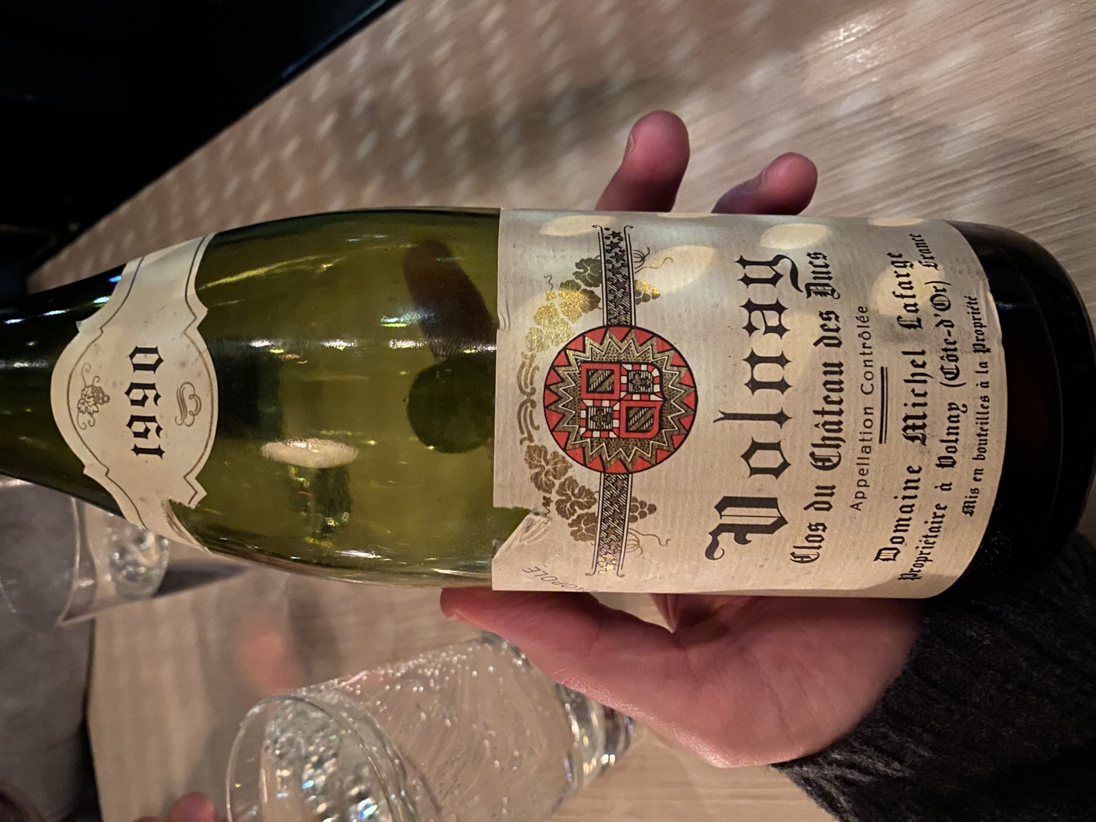 Domaine Michel Lafarge Volnay Clos du Château des Ducs bottle