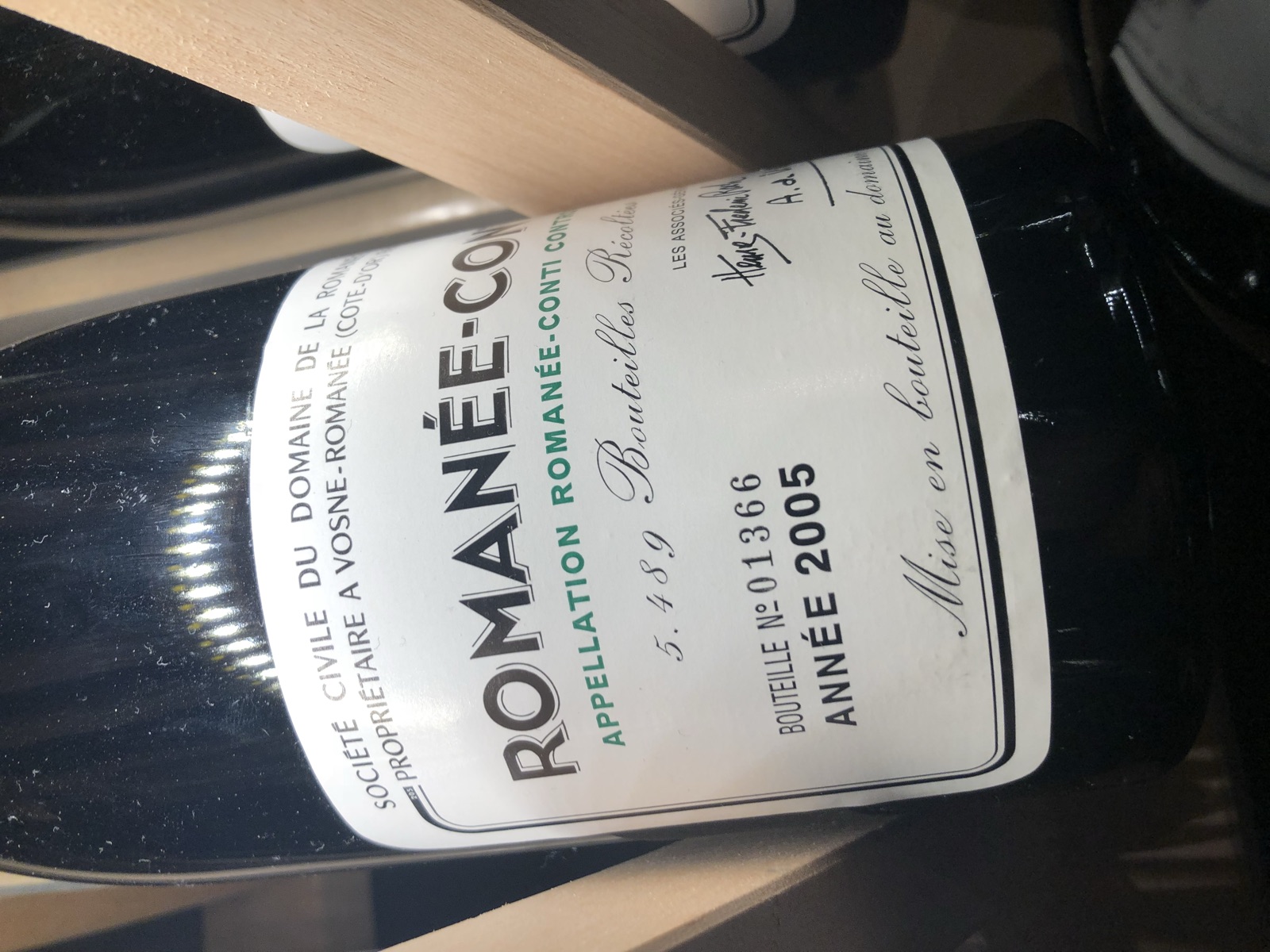 Domaine de la Romanée-Conti Romanée-Conti bottle
