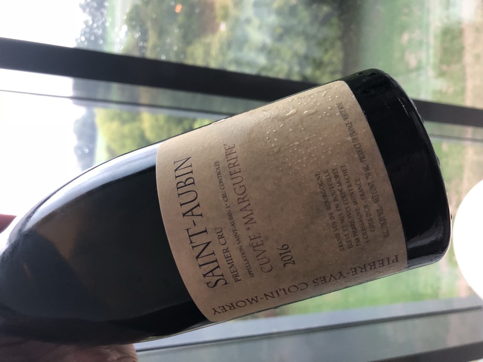 Pierre-Yves Colin-Morey Saint-Aubin Premier Cru Cuvée "Marguerite" bottle