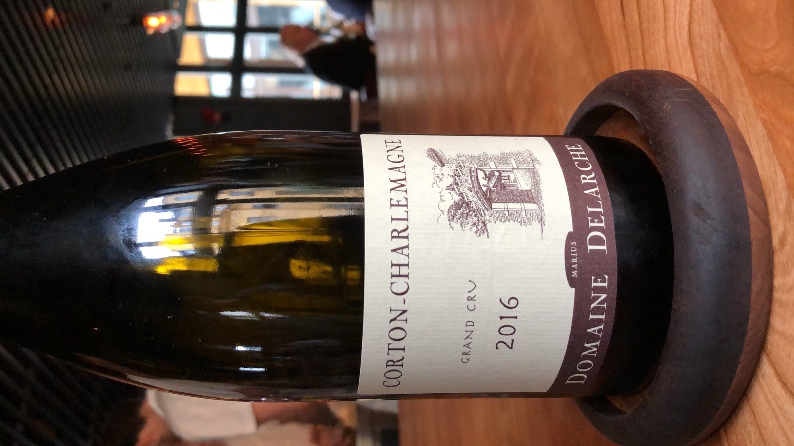 Domaine Delarche Corton-Charlemagne Grand Cru bottle