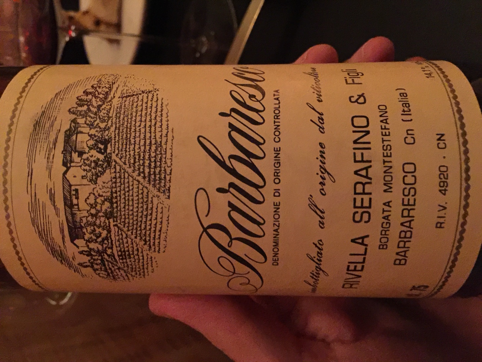 Rivella Serafino & Figli Barbaresco bottle