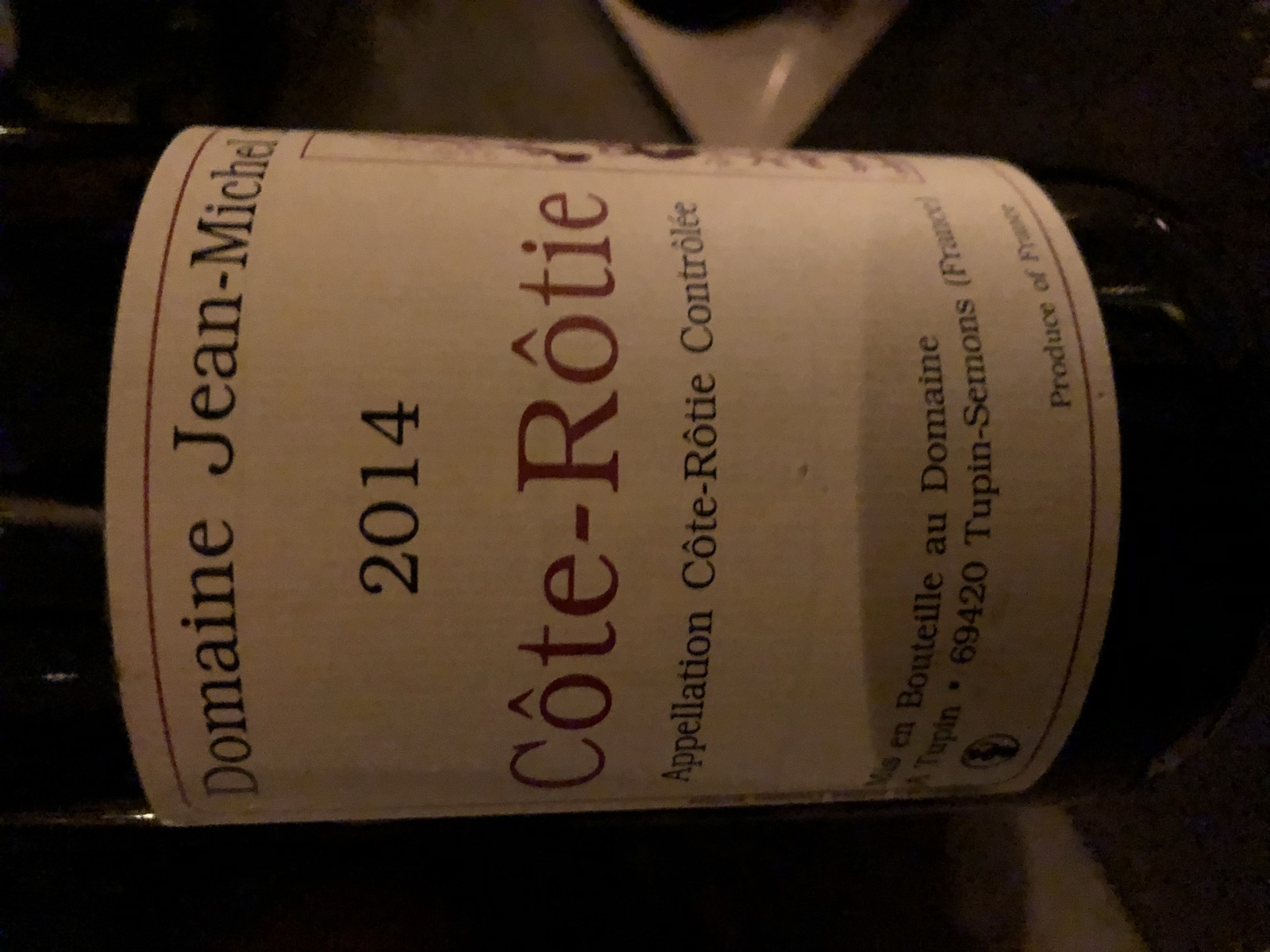 Domaine Jean-Michel Gerin Côte-Rôtie bottle