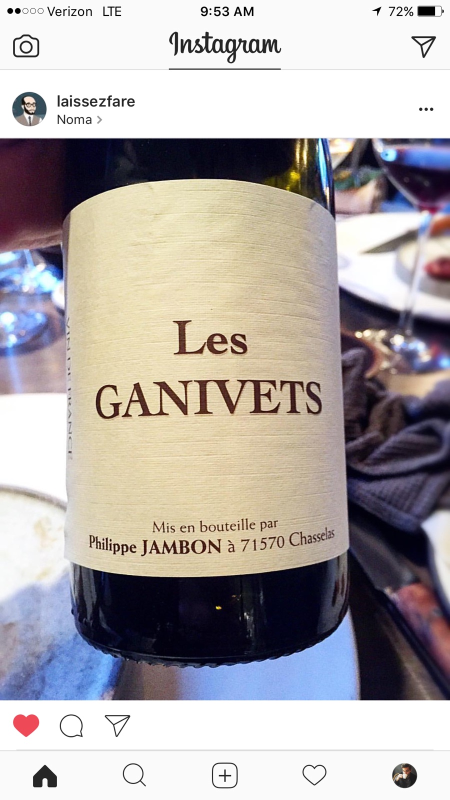 Philippe Jambon Les Ganivets bottle