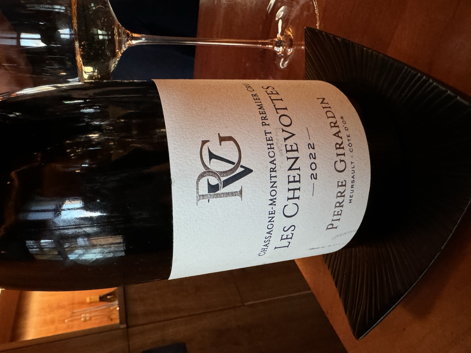 Pierre Girardin Chassagne-Montrachet Premier Cru Les Chenevottes bottle