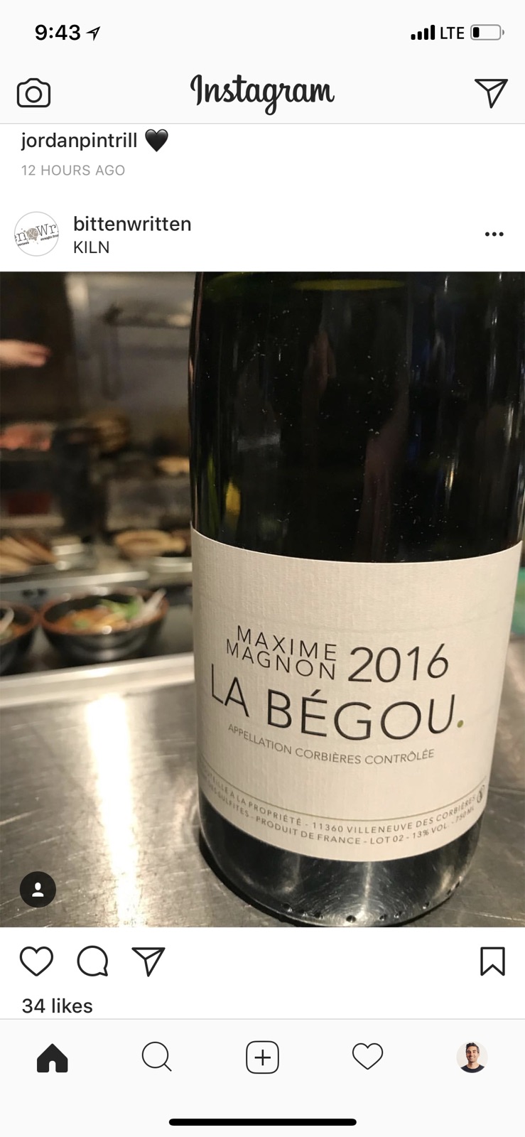 Maxime Magnon La Bégou bottle