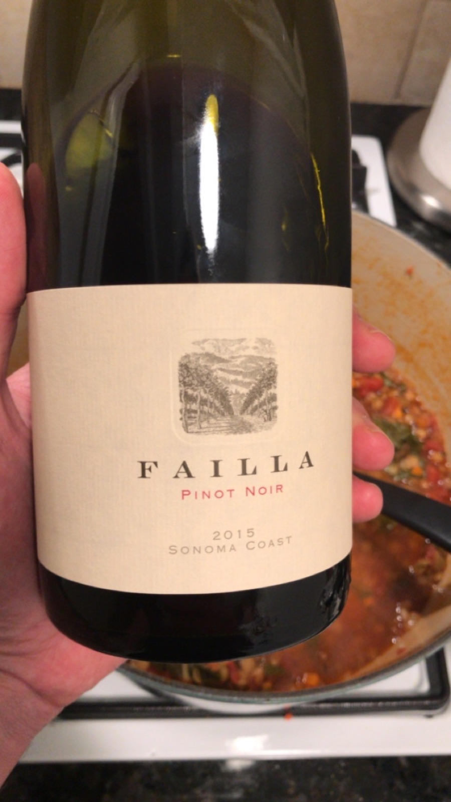 Failla Sonoma Coast Pinot Noir bottle