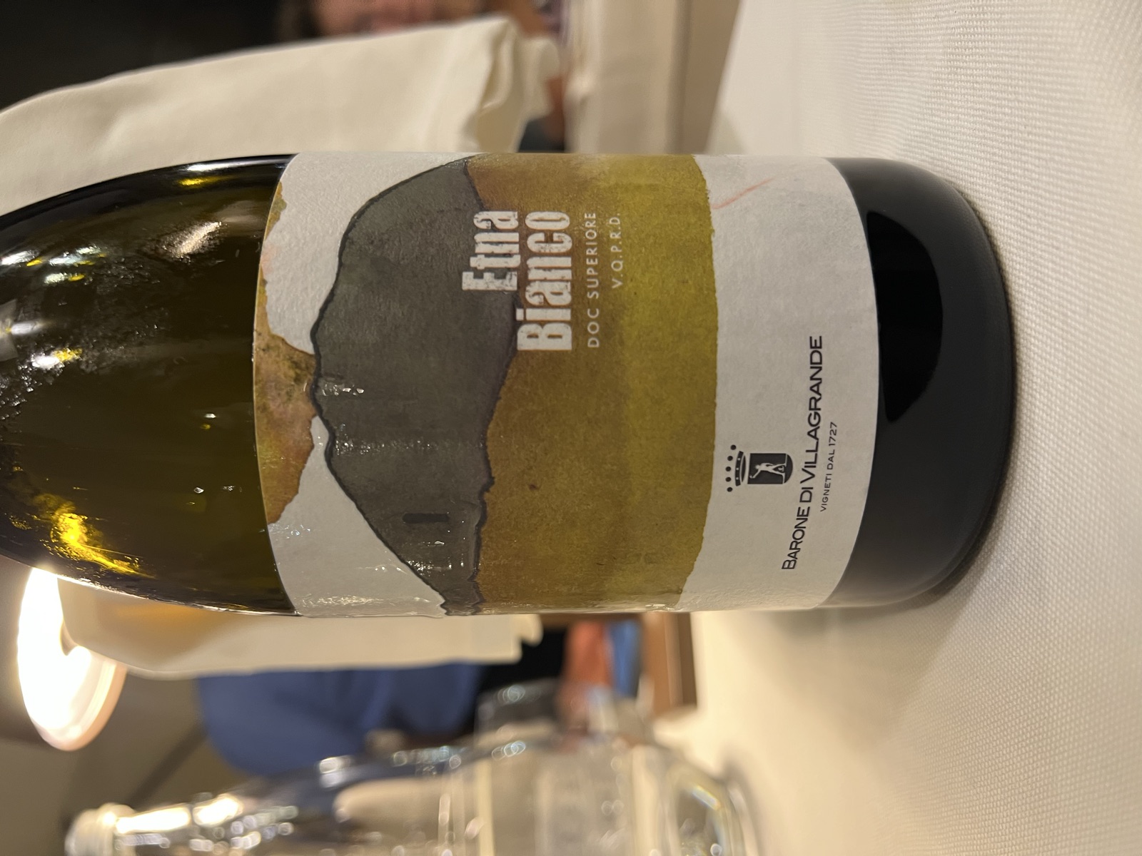 Barone di Villagrande Etna Bianco Superiore bottle