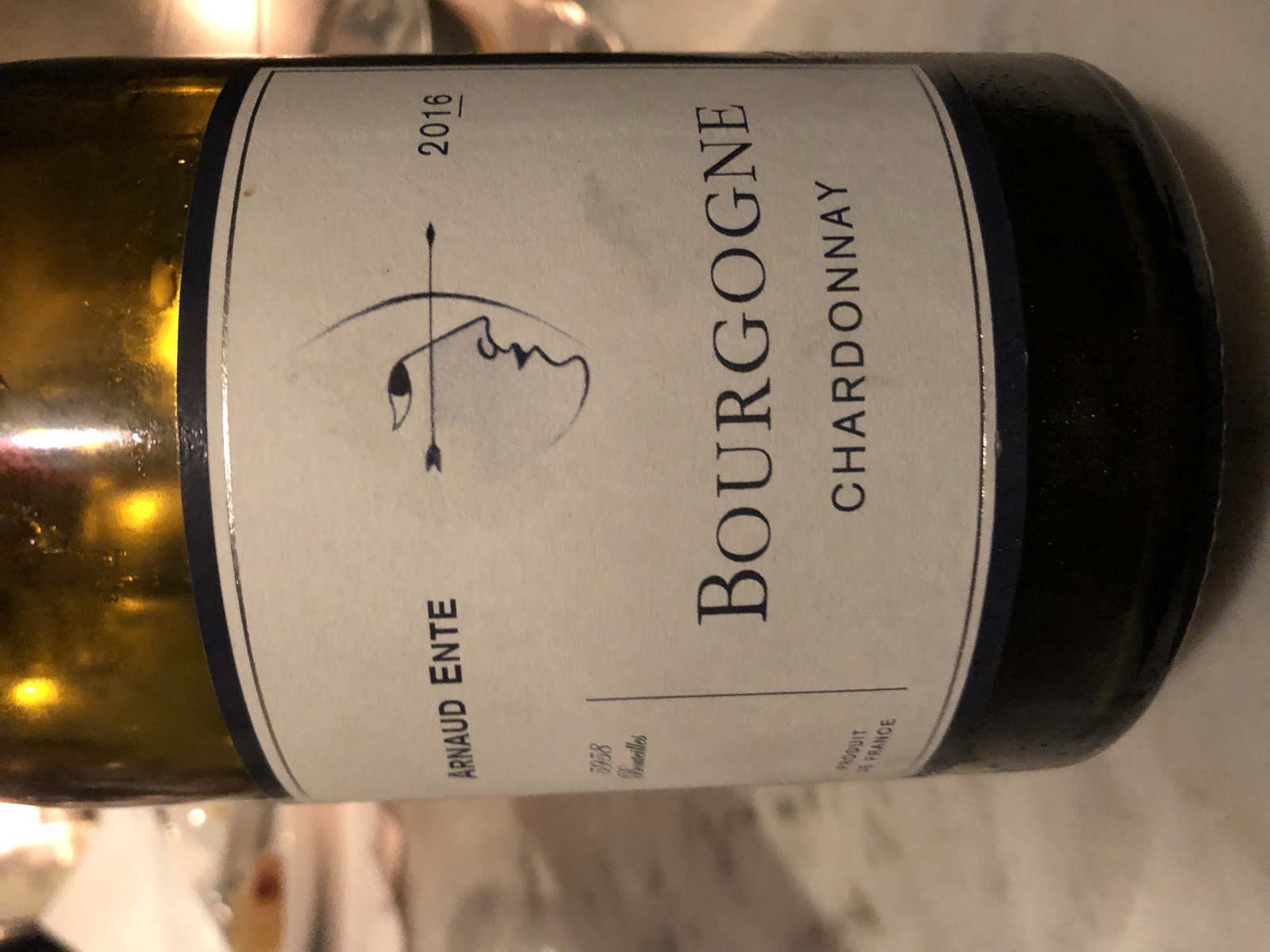Arnaud Ente Bourgogne Chardonnay bottle