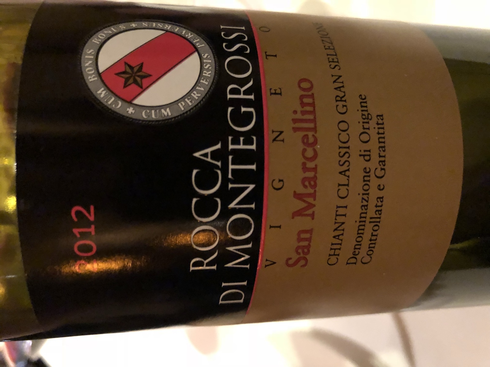 Rocca di Montegrossi Vigneto San Marcellino Chianti Classico Gran Selezione bottle
