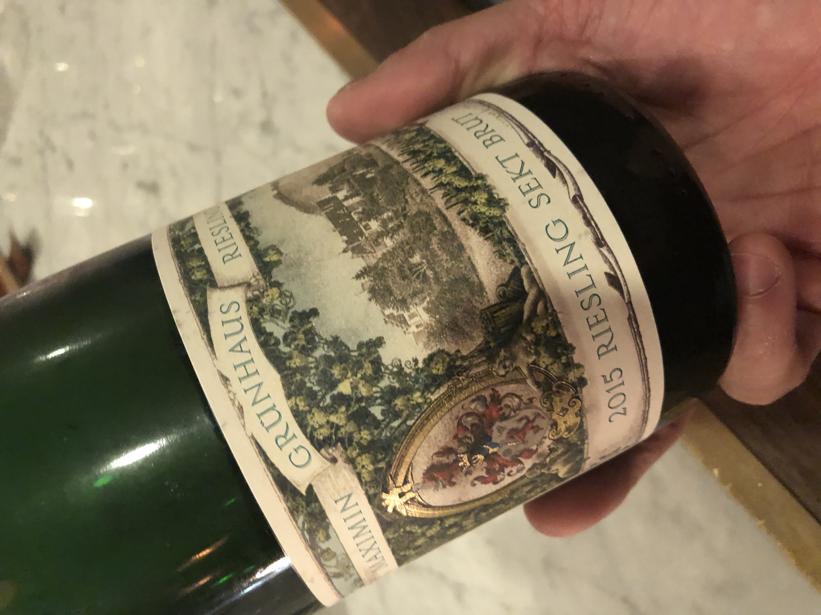 Maximin Grünhaus Riesling Sekt Brut bottle