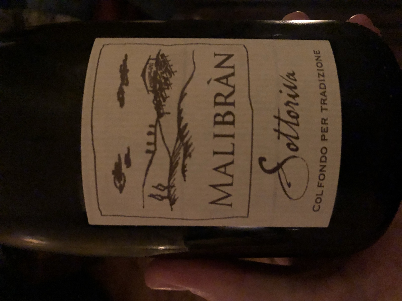 Malibràn Sottoriva Col Fondo bottle