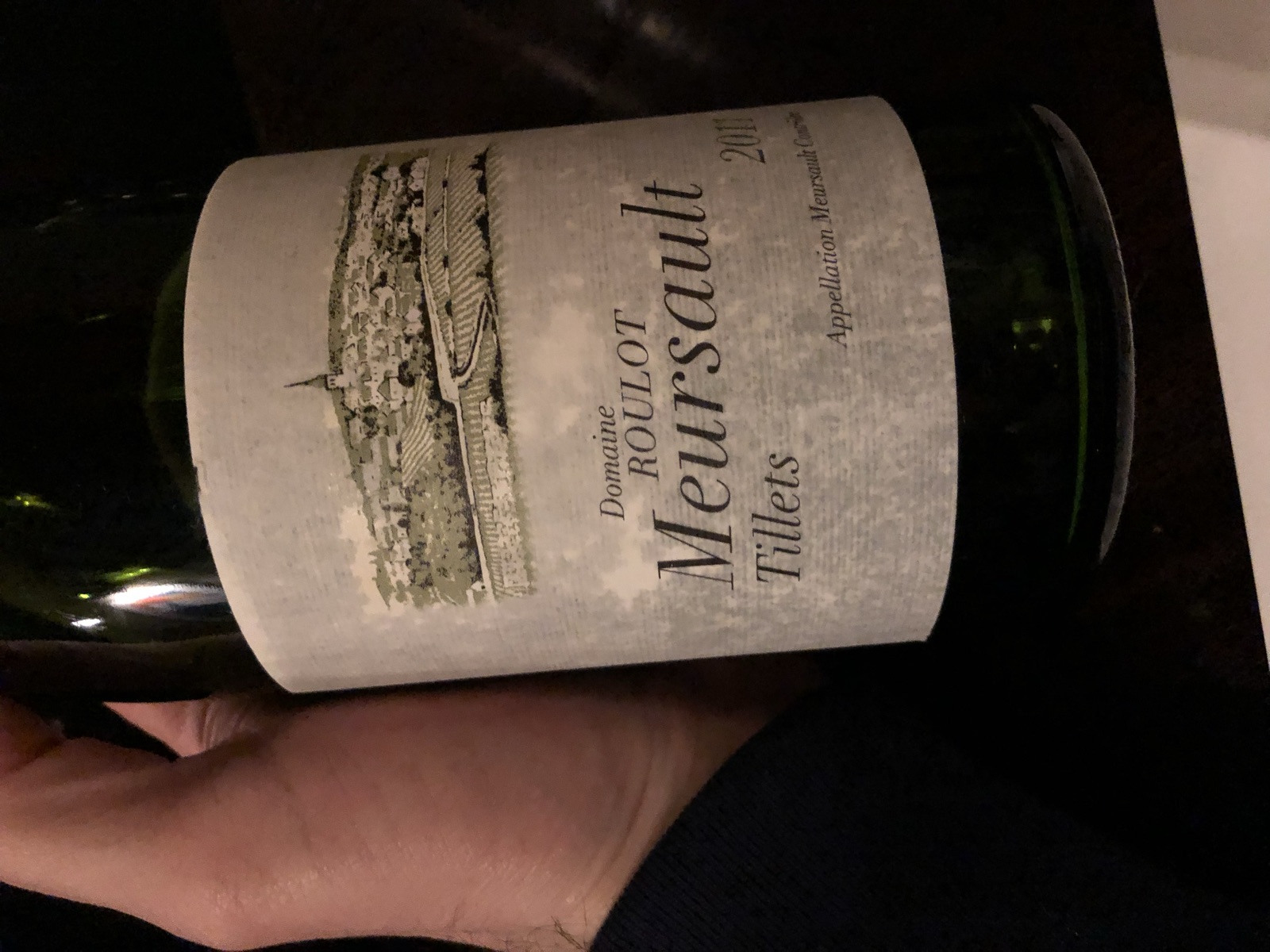 Domaine Roulot Meursault Tillets bottle label