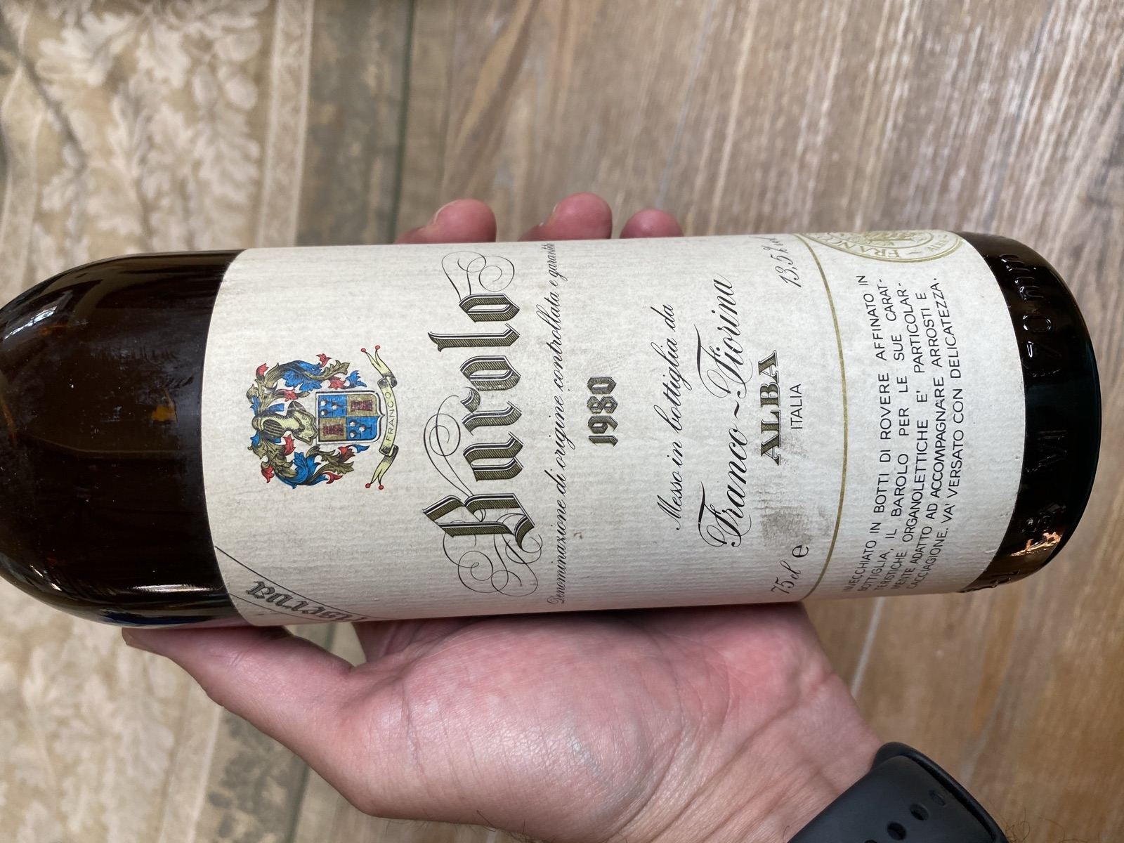 Franco-Fiorina Barolo Riserva bottle