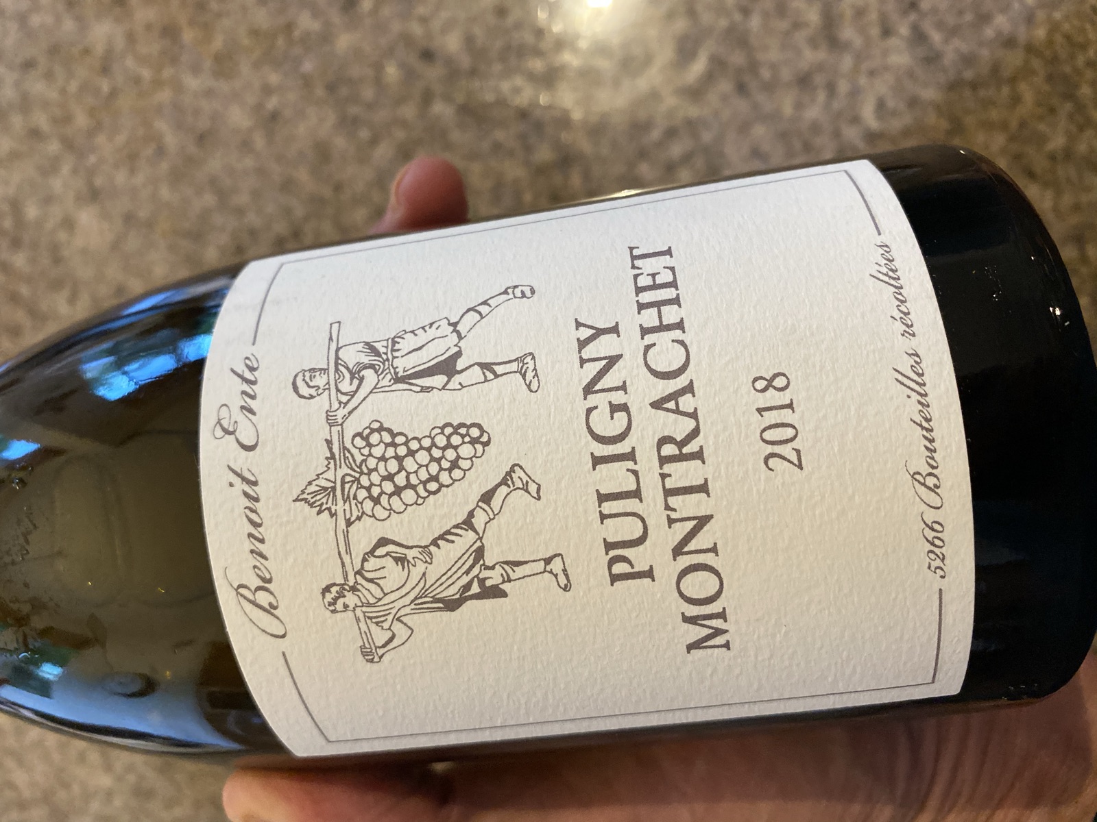 Benoit Ente Puligny-Montrachet bottle
