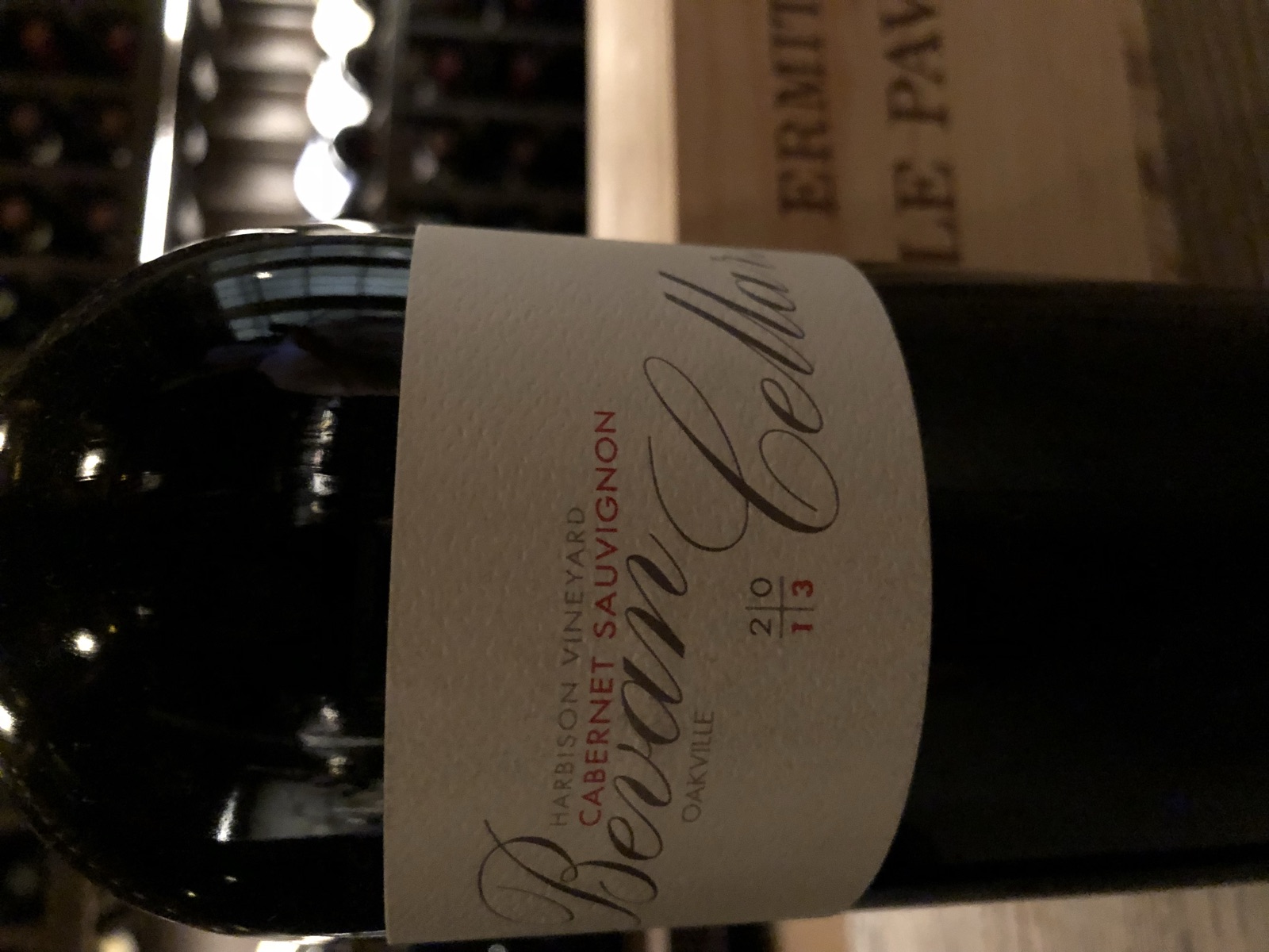 Bevan Cellars Harbison Vineyard Cabernet Sauvignon bottle