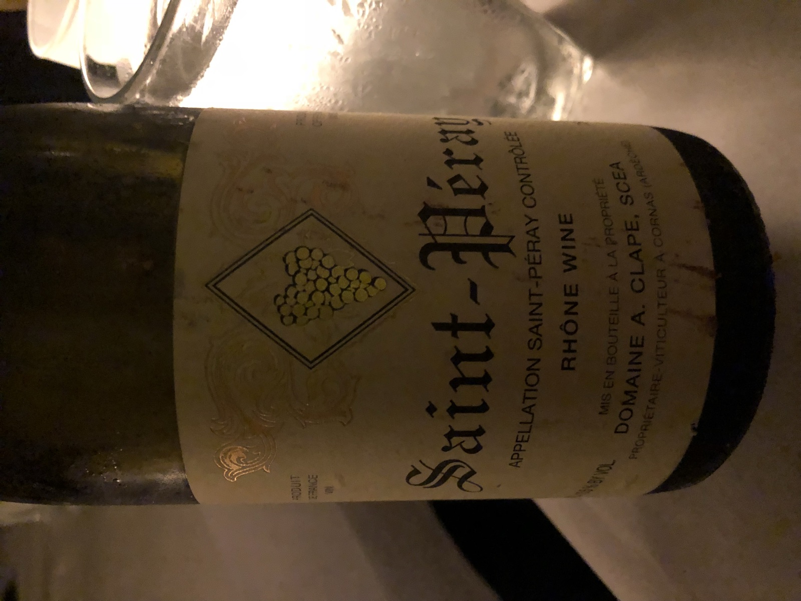 Auguste Clape Saint-Péray bottle